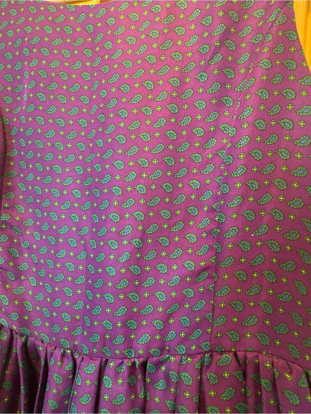 Ralph Lauren Girls Purple Paisley Twirl Dress
